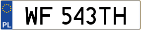 Truck License Plate